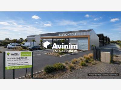 Parc d'activités de 3900 m2 sur 13 600 m2 de 