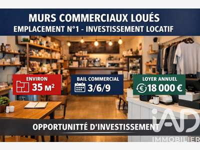 AV murs commerciaux loués 35m² La Flotte empl N°1