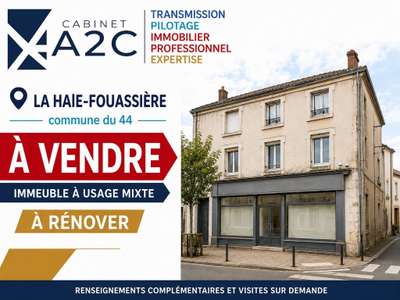 À VENDRE IMMEUBLE À USAGE MIXTE PROFESSIONNEL / H