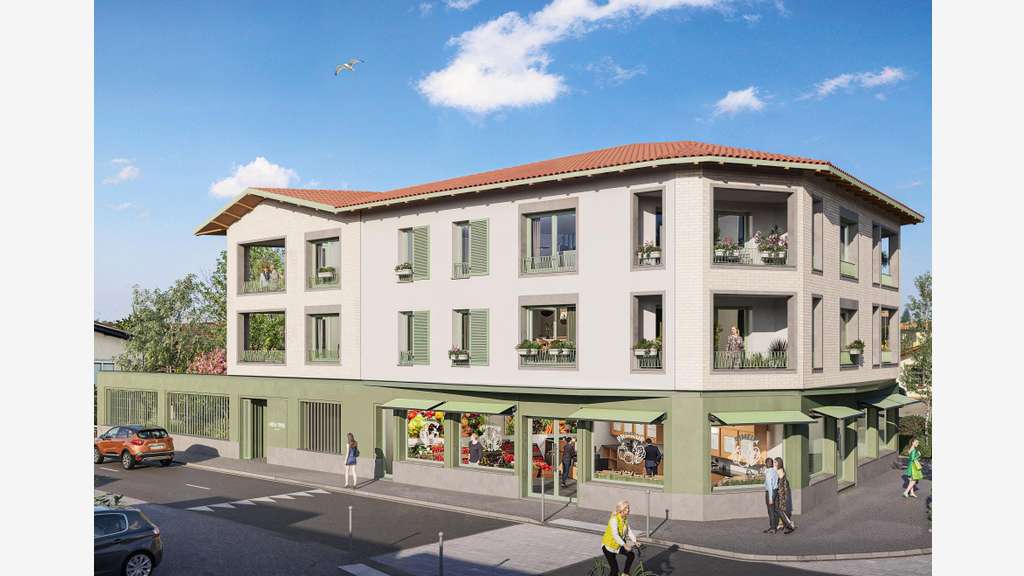 Vente local neuf 56m² centre ville Lacanau
