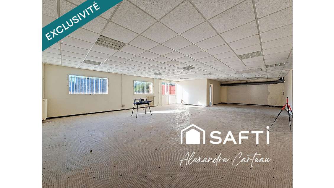 Vente entrepôt 656m² avec 19 places à Latresne 