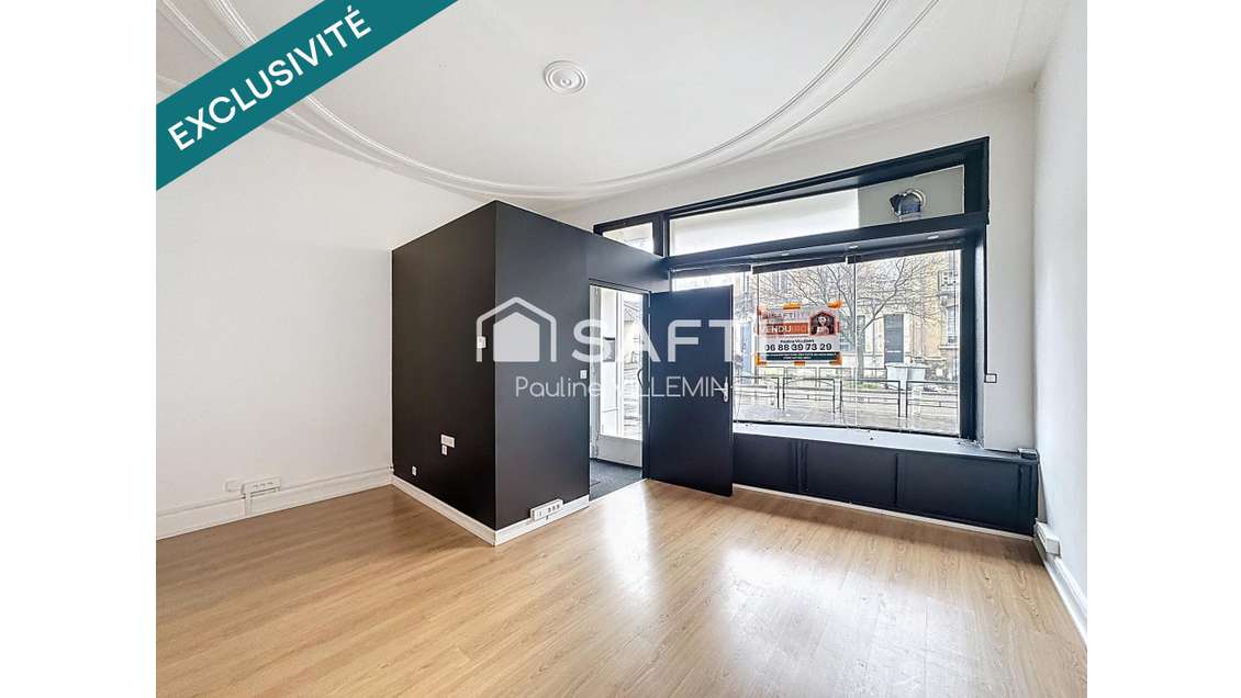 Vente local libre 23m² rue passante à Laxou