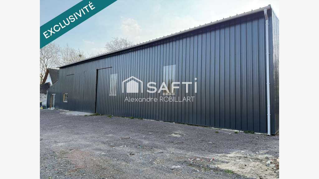 Vente hangar bureaux de 300m² à Lièvin centre