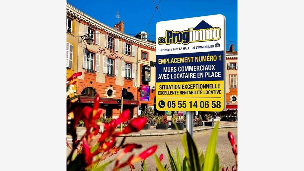 Vente murs commerciaux de 52m² empl N°1 à Limoges