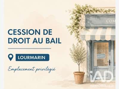 Cède bail local commercial 52m² à Lourmarin centre