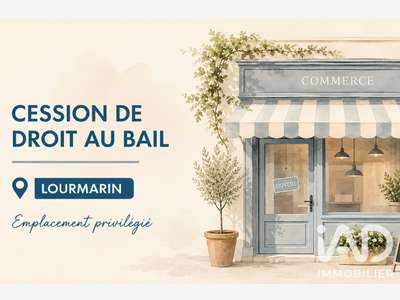 Cède bail local commercial 52m² à Lourmarin centre