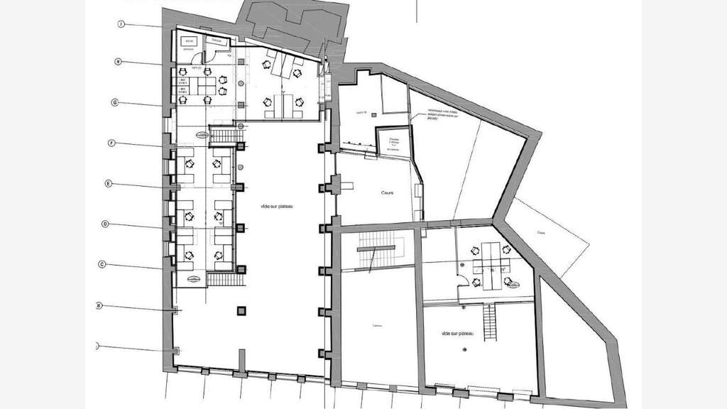 Bureaux divisibles de 920m² à vendre à Lyon 1