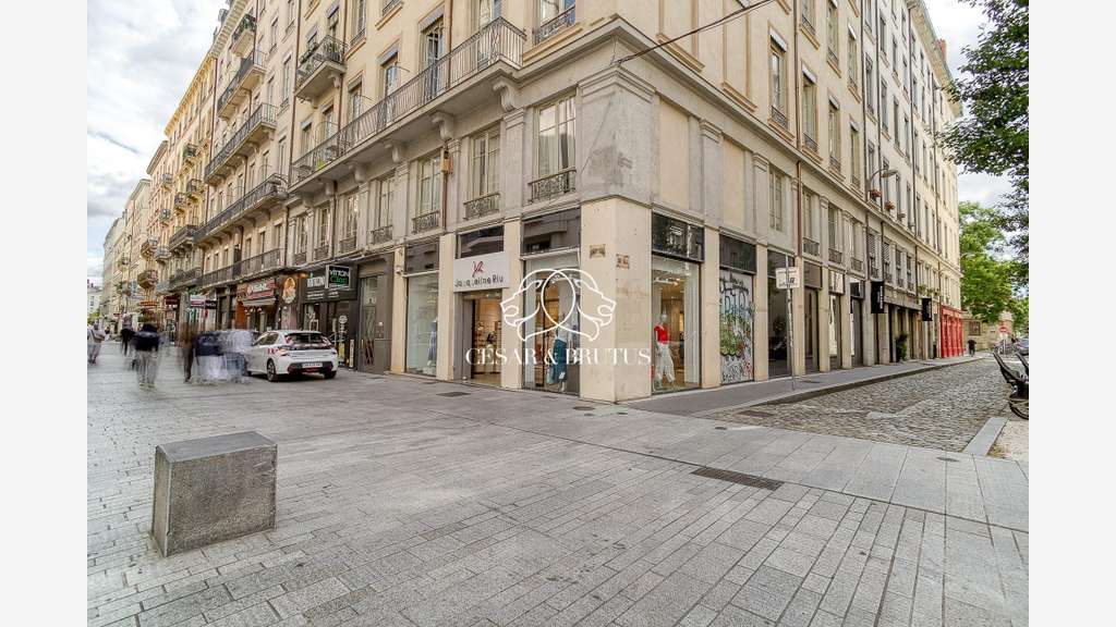 LYON 2ᵉ – PRESQU'ÎLE RUE VICTOR HUGO– MURS COMMER