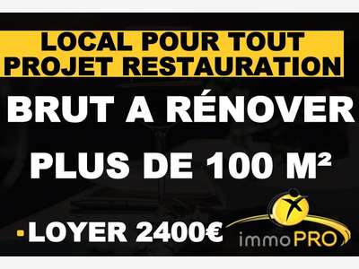 A vendre grand local 110m² secteur vivant Lyon 3e