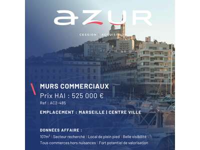 Vente Locaux commerciaux - Boutiques à Marseille