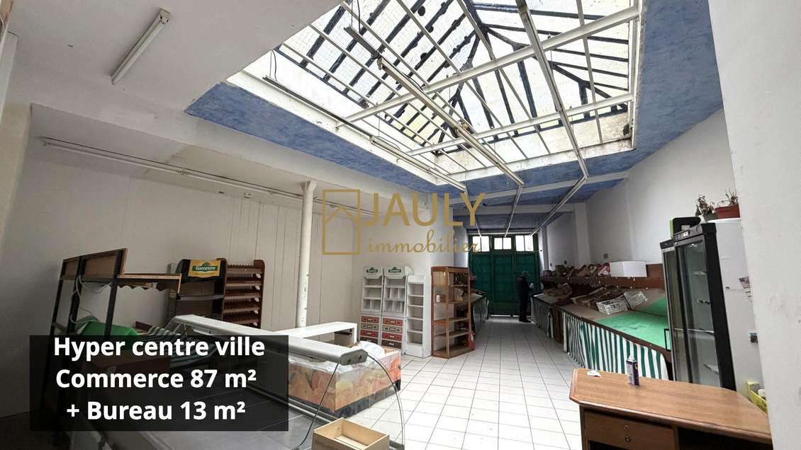 Vente commerce 100m² en hyper centre ville à Meaux