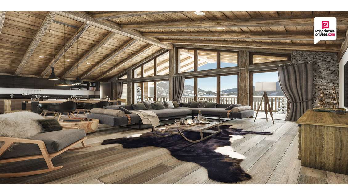 Vente duplex 5 pièces au pied des pistes à Megève