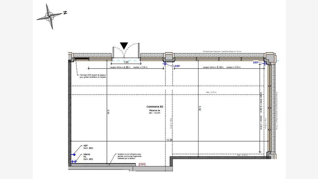 Vente murs commerciaux de 65m² à Meyzieu