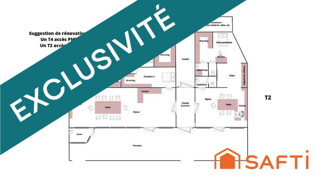 AV vaste local commercial 236m² à Montbazens