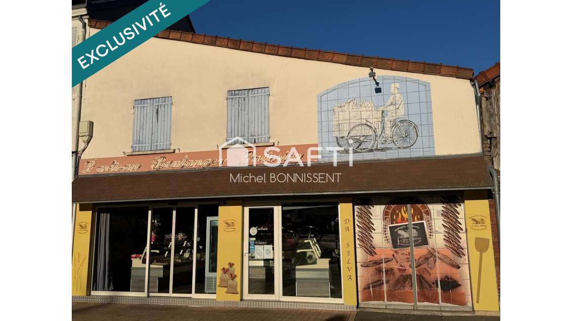 Vente immeuble commercial 310m² à Montluçon centre