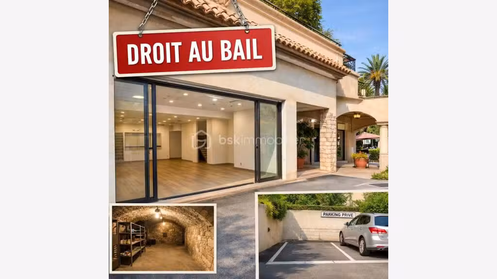 Droit au bail local de 70m² à Mougins Tournamy