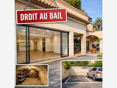 Droit au bail local de 70m² à Mougins Tournamy