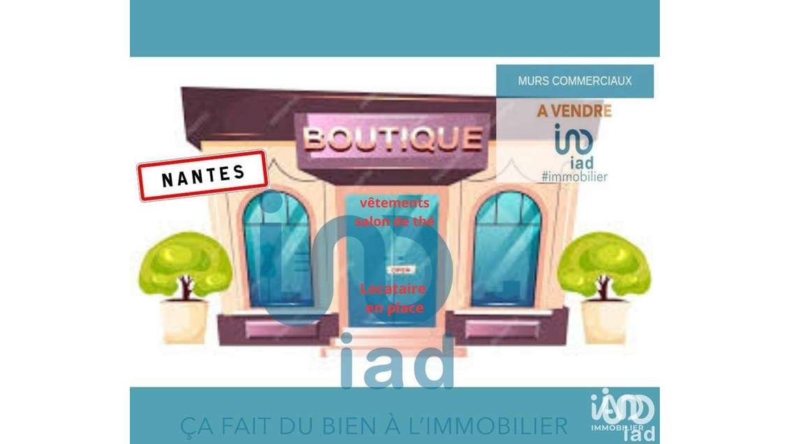 Vente local commercial 34m² à Nantes