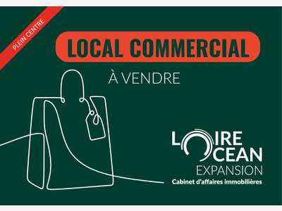 Vente local de 49m² belles vitrines Nantes centre
