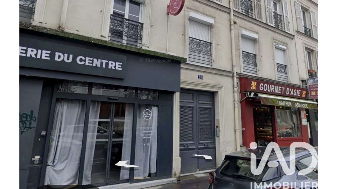 Vente murs commerciaux boucherie à Paris 13e
