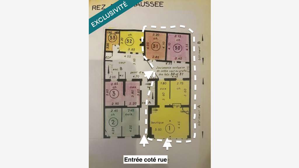 AV murs de commerces, potentiel élevé à Paris 14e