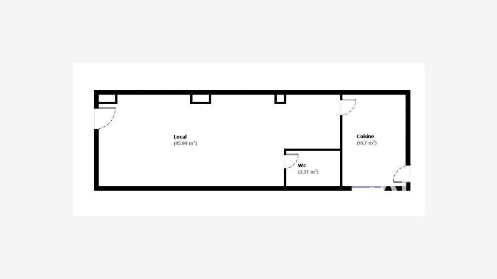 Vente local commercial de 60m² à Paris 75015