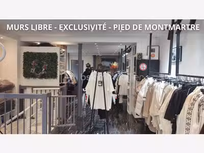 Vente murs commerciaux libres 34m² à Paris 75018