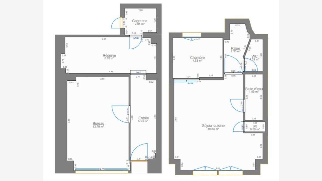 Vente local 56m² à Paris 9e Notre Dame de Lorette
