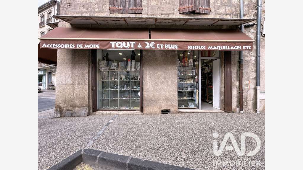 Cède bail local commercial 33m² en angle Pézenas