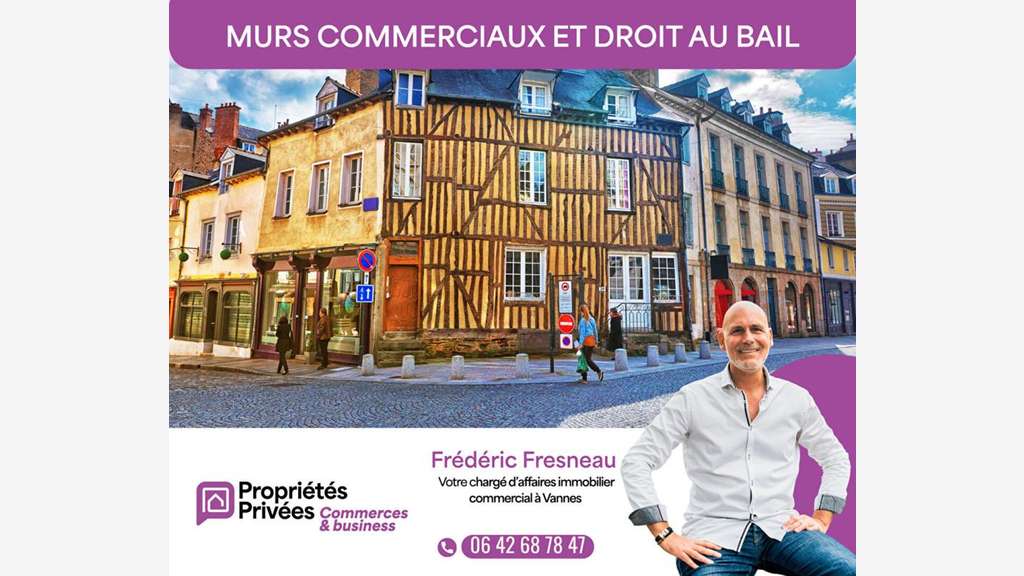 Murs commerciaux avec droit au bail à vendre -