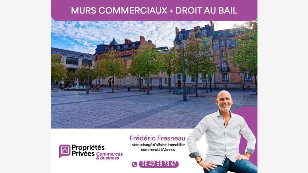 Murs commerciaux avec droit au bail à vendre -