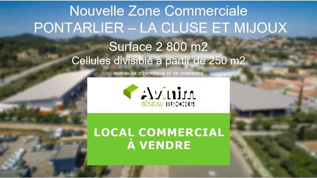 Local commercial à vendre, de 250 à 2800 m² - Po
