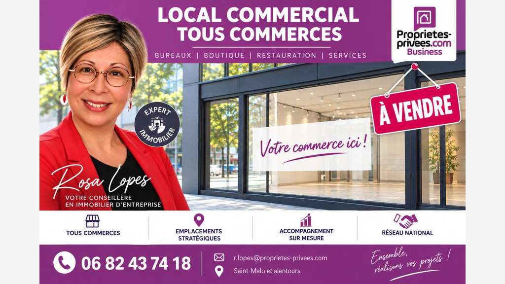 Vente immeuble de 210m² sur 3 niveaux à Pontorson