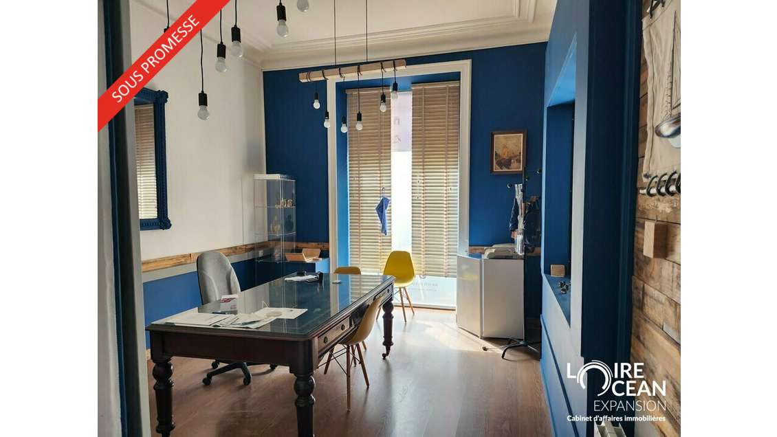 Vente murs commerciaux 180m² au centre de Pornic