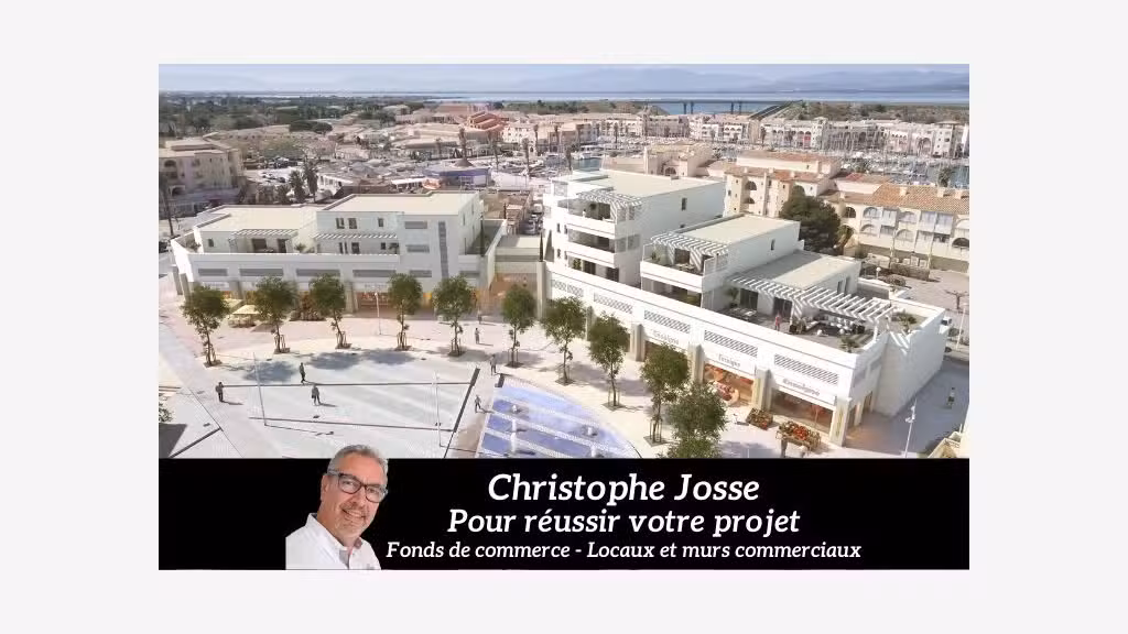 PORT LEUCATE - MURS COMMERCIAUX 74 m² avec garage