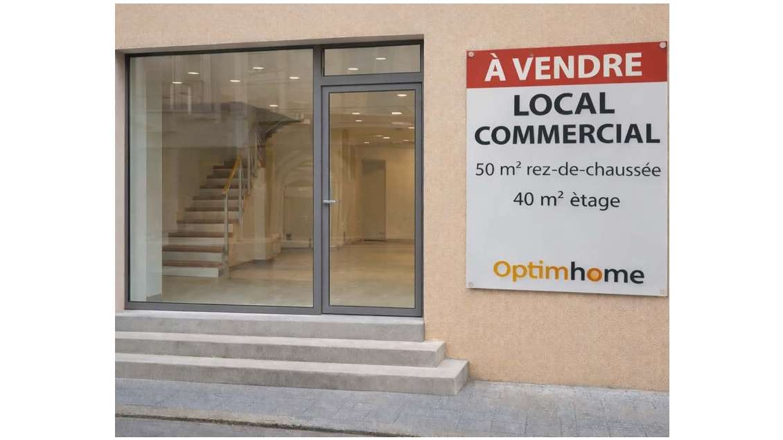 A vendre local commercial 90m² Questembert centre