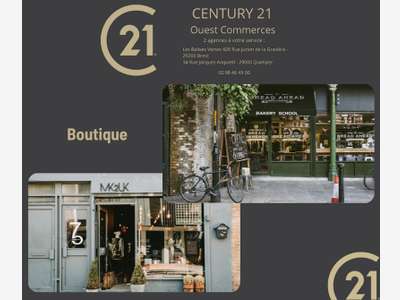 Droit au bail local commercial 50m² à Quimper 