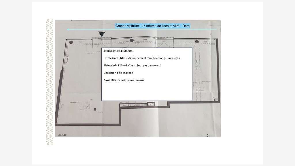 Location local commercial 120m² empl N°1 Brest 