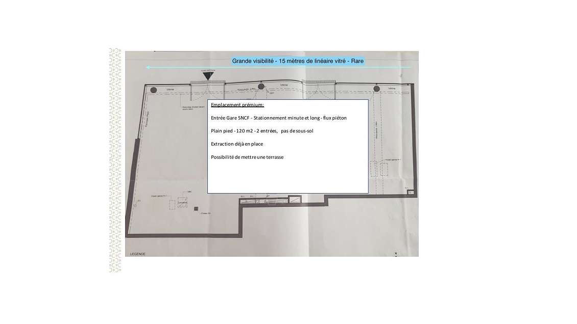 Location local commercial 120m² empl N°1 Brest 