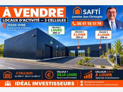 Vente bâtiment d'activité neuf loué 470m² à Rennes