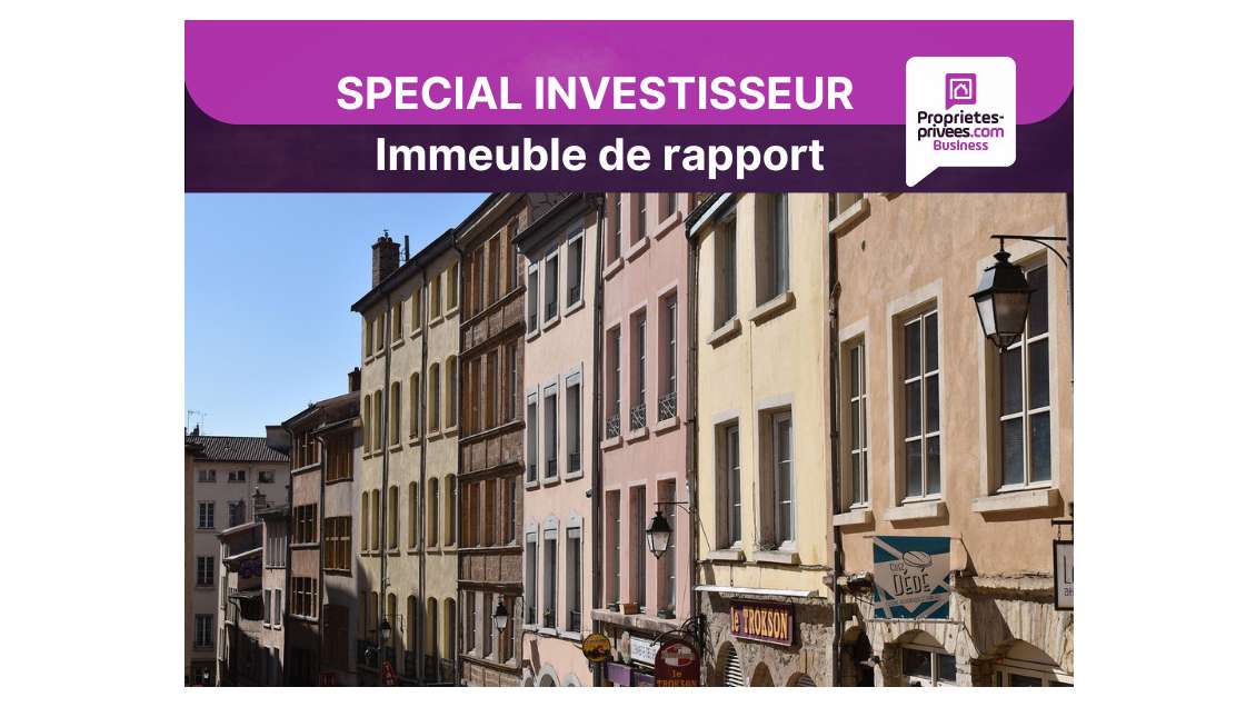 Vente immeuble de rapport 134m² Rive de Gier