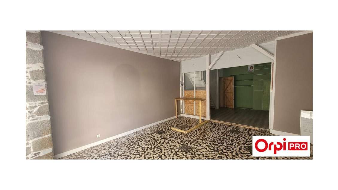 A vendre local 77m² à Saint-Brieuc centre piéton