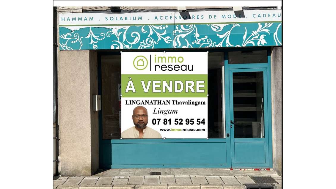 AV local commercial 53m² à Saint-Gaultier