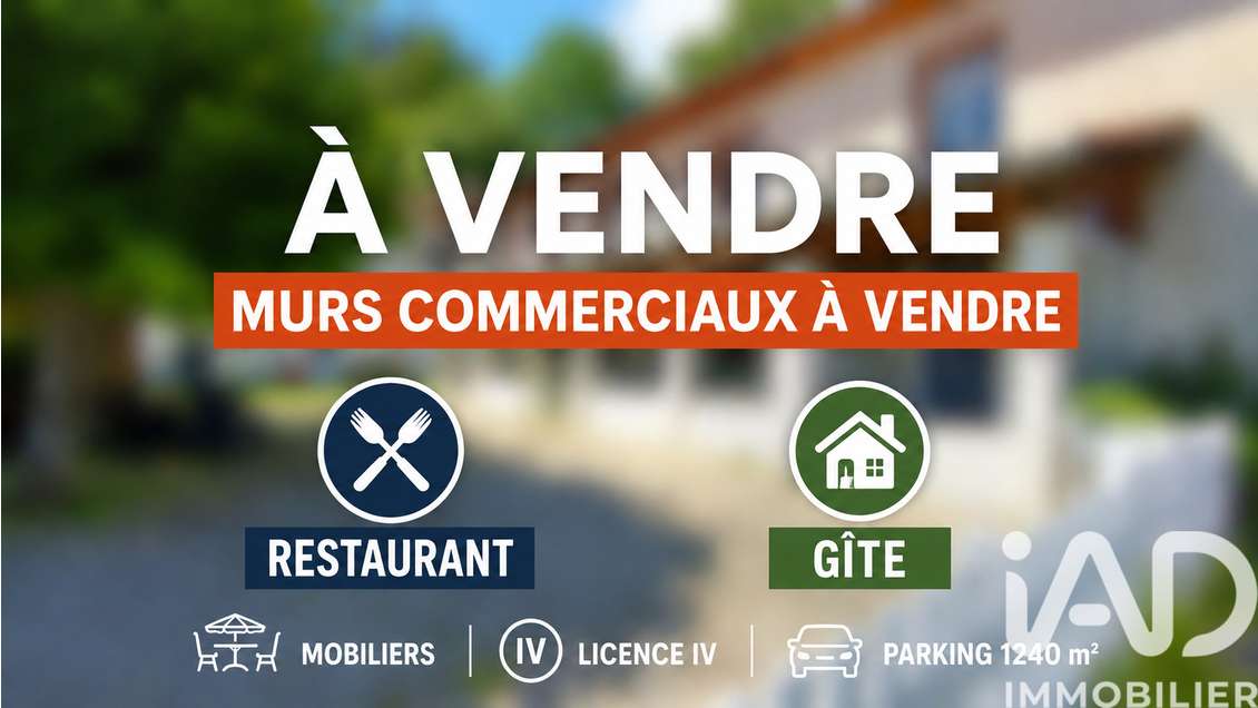 Vente murs de 472m² à Saint-Georges-Lagricol