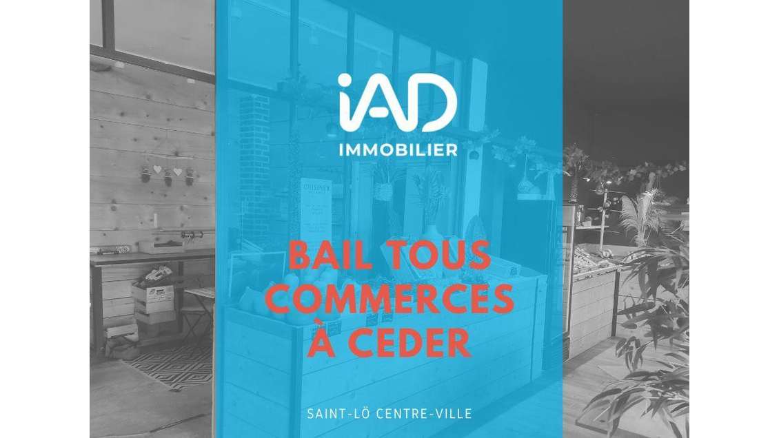 Vente droit au bail 60m² centre-ville de Saint-Lô