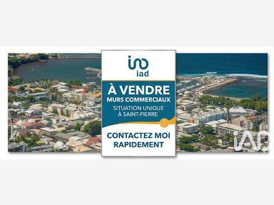 Vente murs commerciaux 125m² Saint-Pierre centre