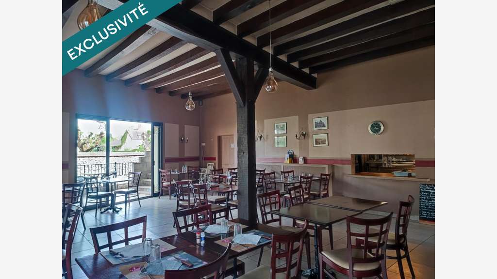 Vente murs commerce occupé + appart 380m² St Satur