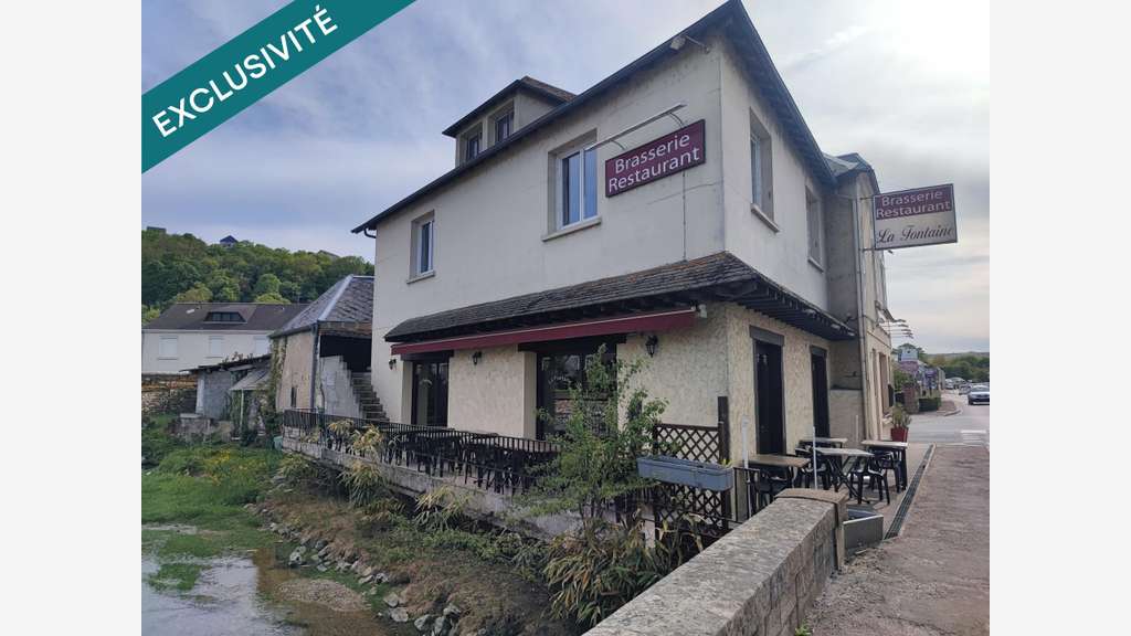 Vente murs commerce occupé + appart 380m² St Satur