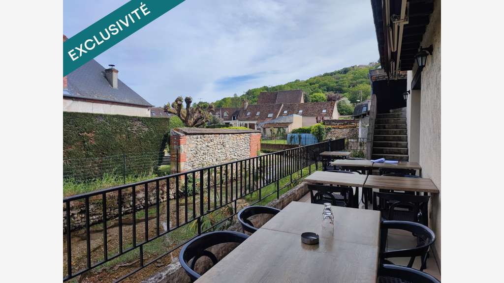 Vente murs commerce occupé + appart 380m² St Satur