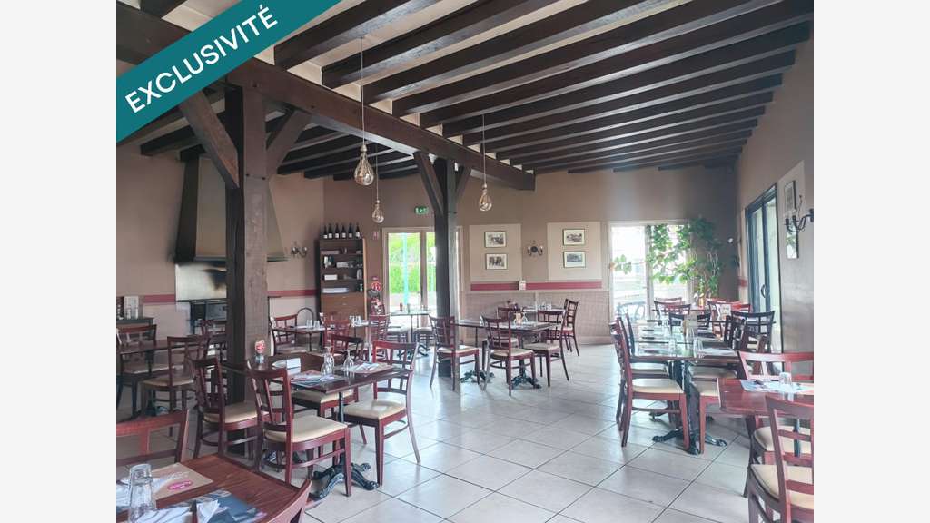 Vente murs commerce occupé + appart 380m² St Satur